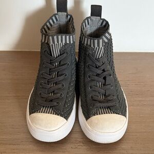 Native Slip-on Jefferson Gray Kids High-Top Sneakers 10C